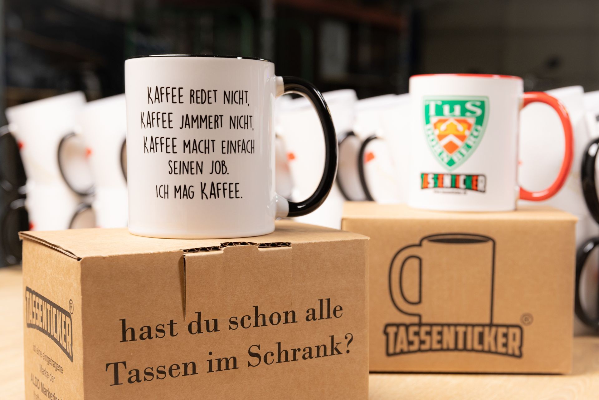 Tassen als Geschenk mit Verpackung Tassen als Geschenk mit Verpackung